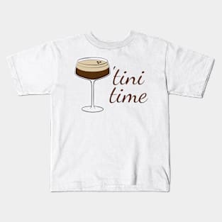 Tini Time Funny Martini Kids T-Shirt